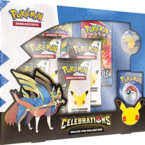 Pokemon 25th Celebrations Anniversary Deluxe Pin Kollektion mit Zacian