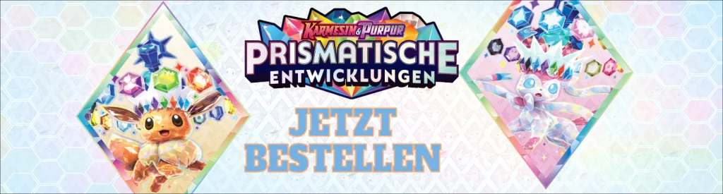 Pokemon Prismatische Entwicklungen Banner