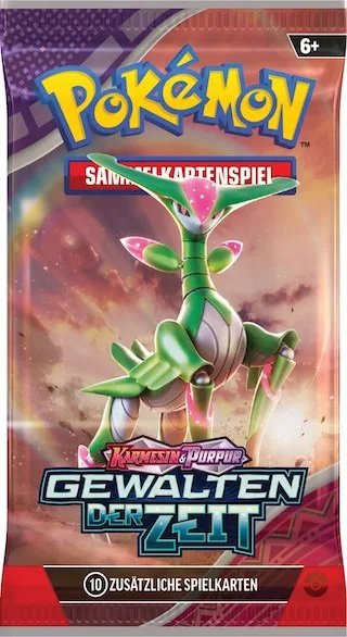 Pokemon Gewalten der Zeit Booster Artwork 1