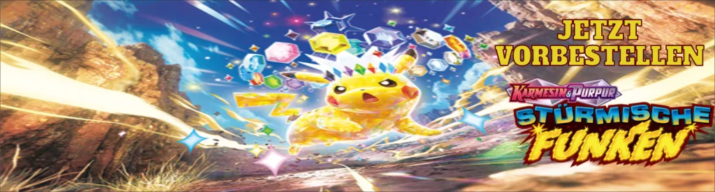 Pokemon Stürmische Funken Banner