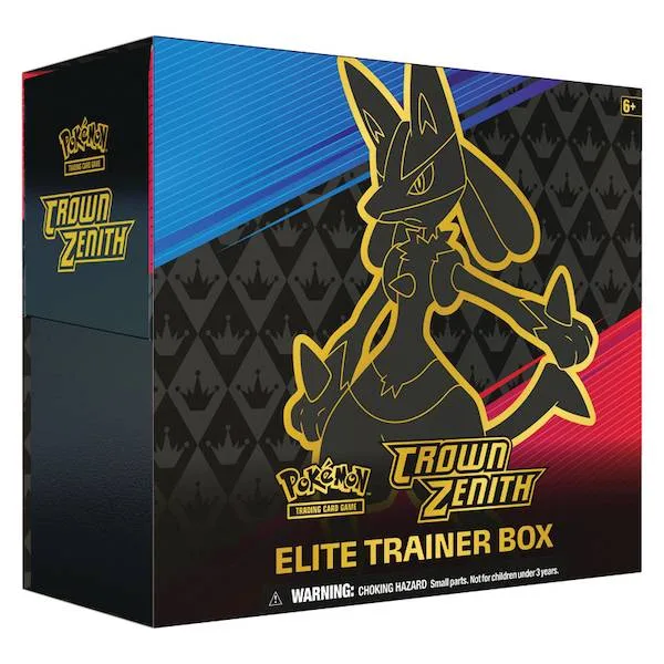 Pokemon Crown Zenith Elite Trainer Box in Englischer Sprache