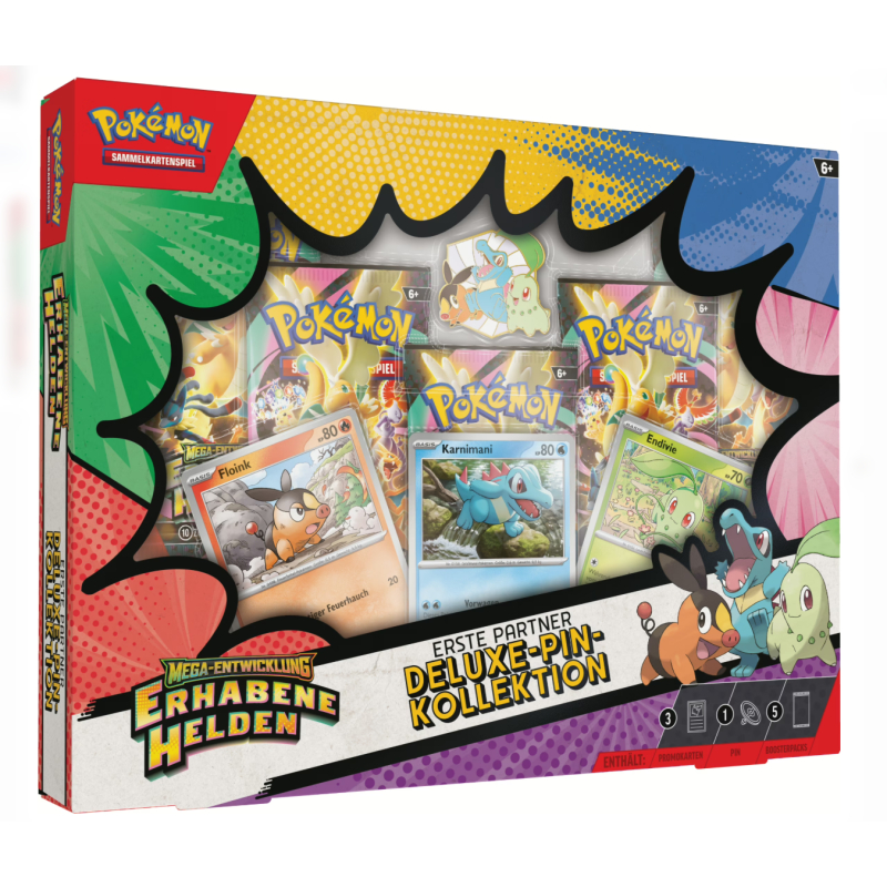 Pokemon Mega-Entwicklung Erhabene Helden Deluxe-Pin Kollektion DE