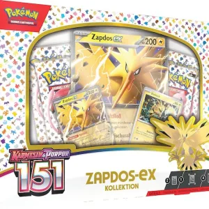 Pokemon Karmesin & Purpur 151 Zapdos-EX Kollektion DE