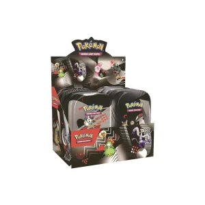 Pokemon Schwarze Blitze & Weisse Flammen Mini Tin Display DE