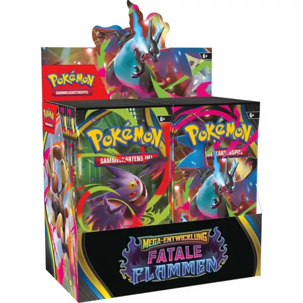 Pokemon Fatale Flammen Booster Display DE