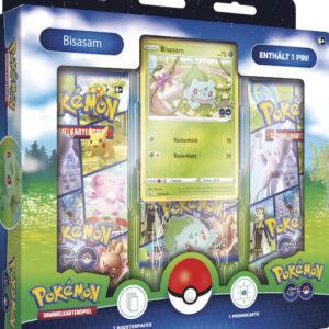 Pokemon-Sammelkartenspiel Pokemon-Go Bisasam Pin-Box in Deutsch