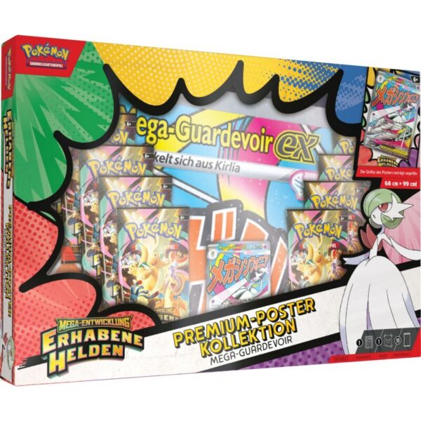 Pokemon Erhabene Helden - Mega-Guardevoir ex Premium Poster Kollektion DE