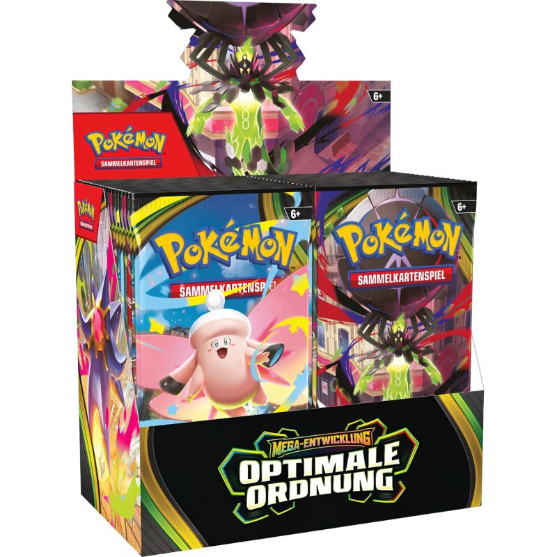 Pokemon Optimale Ordnung Booster Display DE