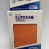 Ultimate Guard Matte Supreme-Ux Sleeves in Standart Größe Farbe Orange