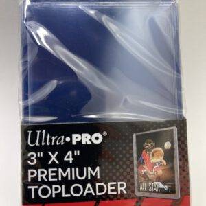 Ultra Pro Premium Toploader Ultra Clear 3x4